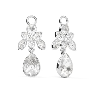 Medea Floral Drop Mix Charms Clear