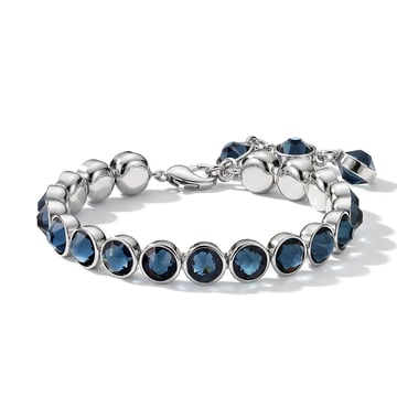 Signature Tennis Bracelet Montana Rhodium Plated