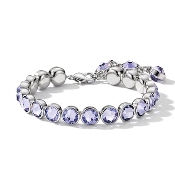 Signature Tennis Bracelet Provence Lavender Rhodium Plated