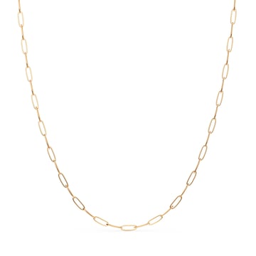 Link Carrier Necklace Rose Gold Plated