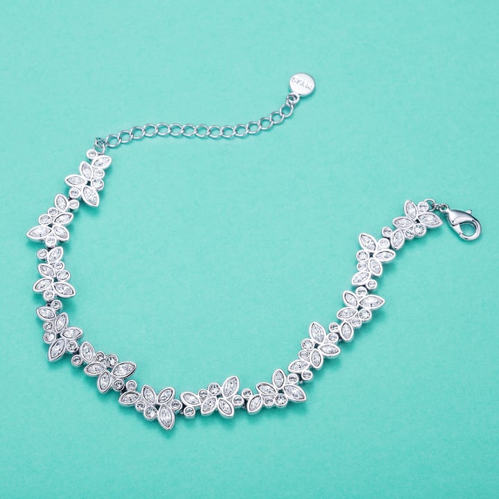 Enchanted Bracelet with Swarovski Crystals WGP MYJS Bridal