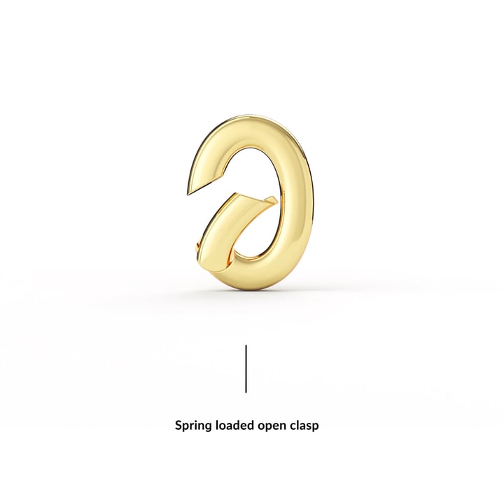 Minimal Mix Carrier Pendant Clasp Gold Plated