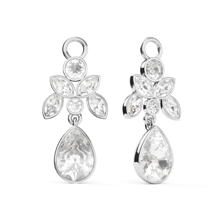Medea Floral Drop Mix Charms Clear