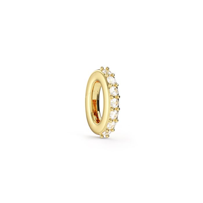 Eternity Mix Carrier Pendant Clasp Clear Gold Plated
