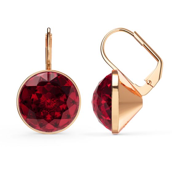 Ruby earrings swarovski discount