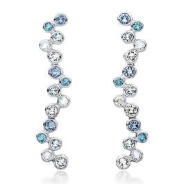 MYJS Fidelity Bracelet made with Blue Swarovski Crystals
