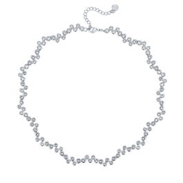 MYJS Fidelity Bracelet made with Blue Swarovski Crystals