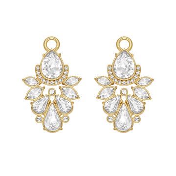Luana Drop Mix Charms Clear Gold Plated