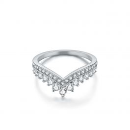 Swarovski wishbone ring outlet