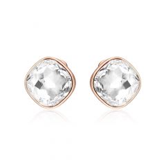 Cushion Statement Mix Carrier Earrings Rose Gold Plated