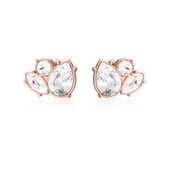 Katia Mix Drop Carrier Earrings Rose Gold Plated