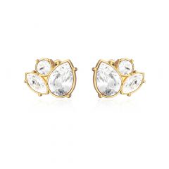 Katia Mix Drop Carrier Earrings Gold Plated