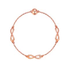 Mix Collection Infinity Strand Rose Gold Plated
