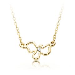 Spread Your Wings Bird Pendant Gold Plated